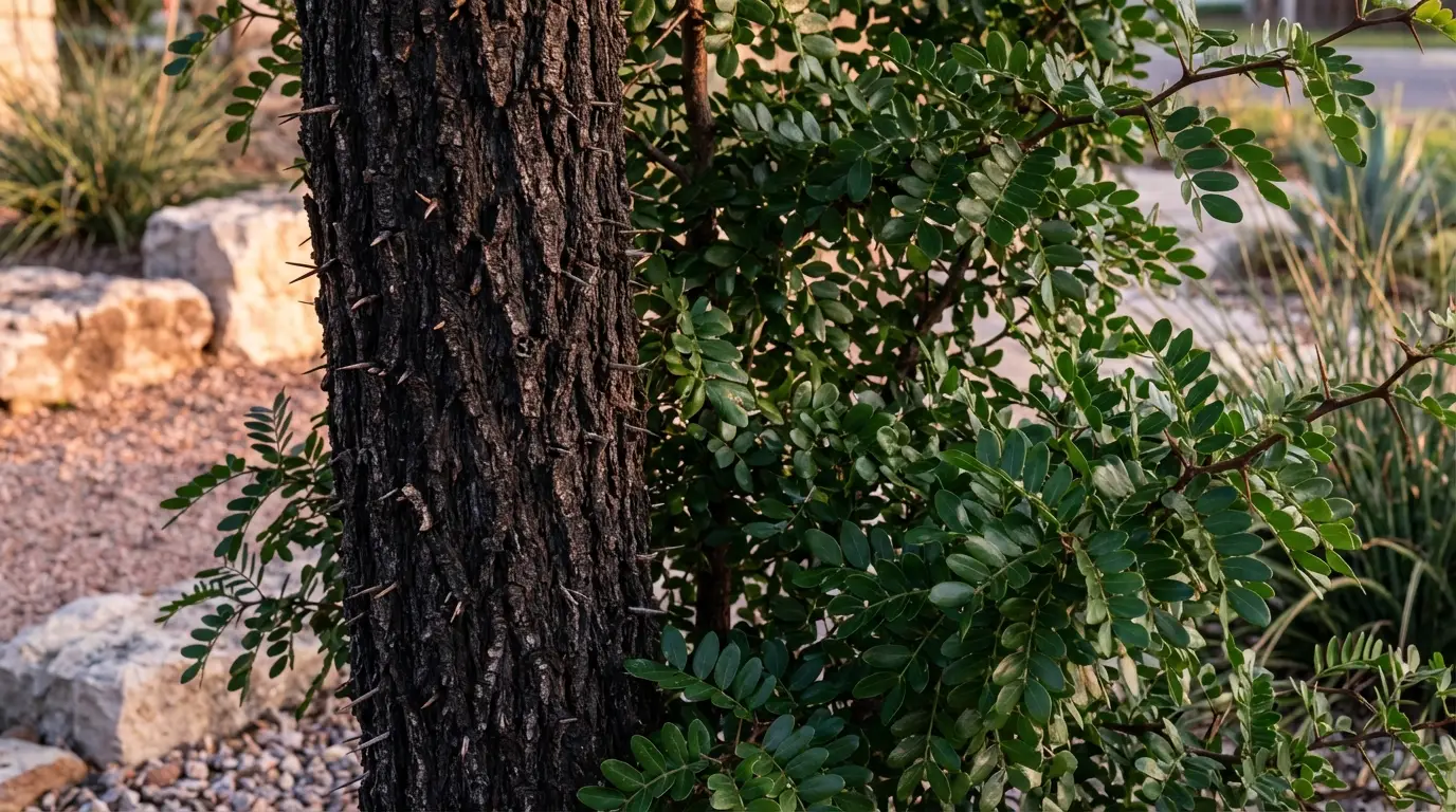 Texas Ebony tree in a San Antonio landscape