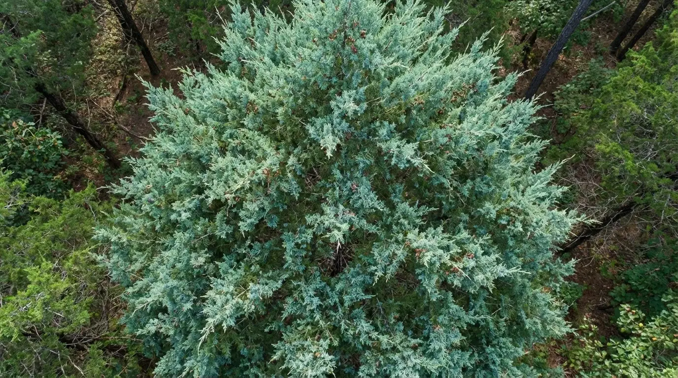 Eastern Red Cedar growing at Alfaro Trees nursery