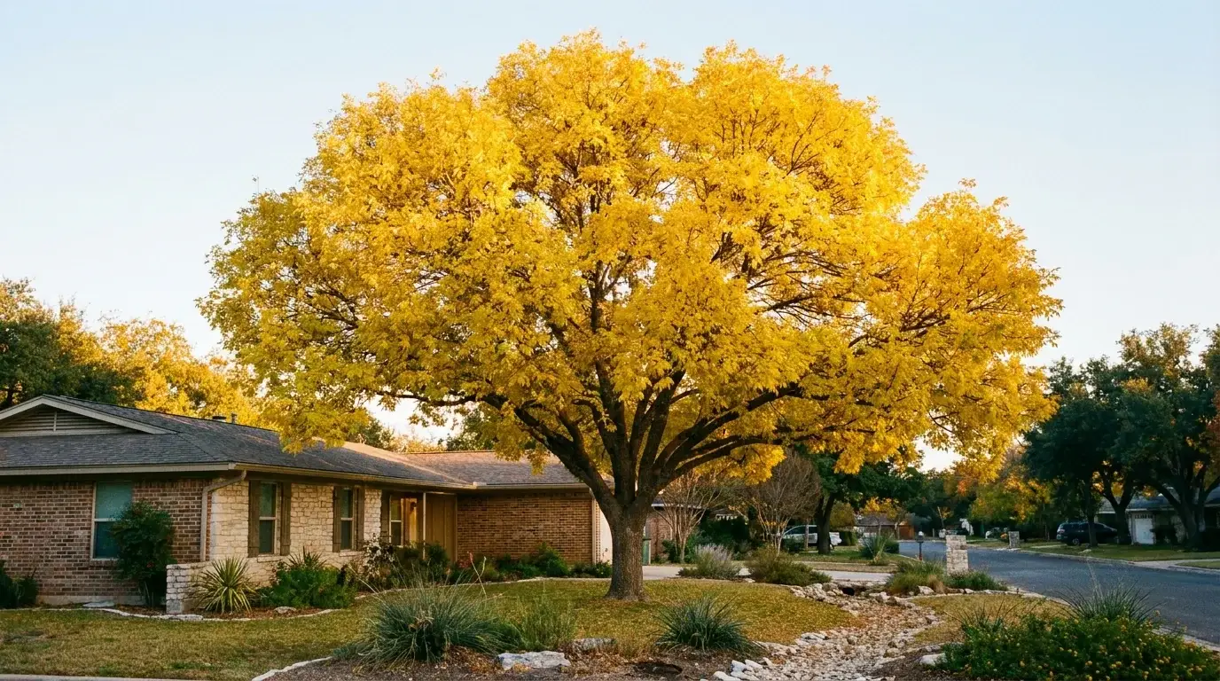 Mature Arizona Ash in landscape