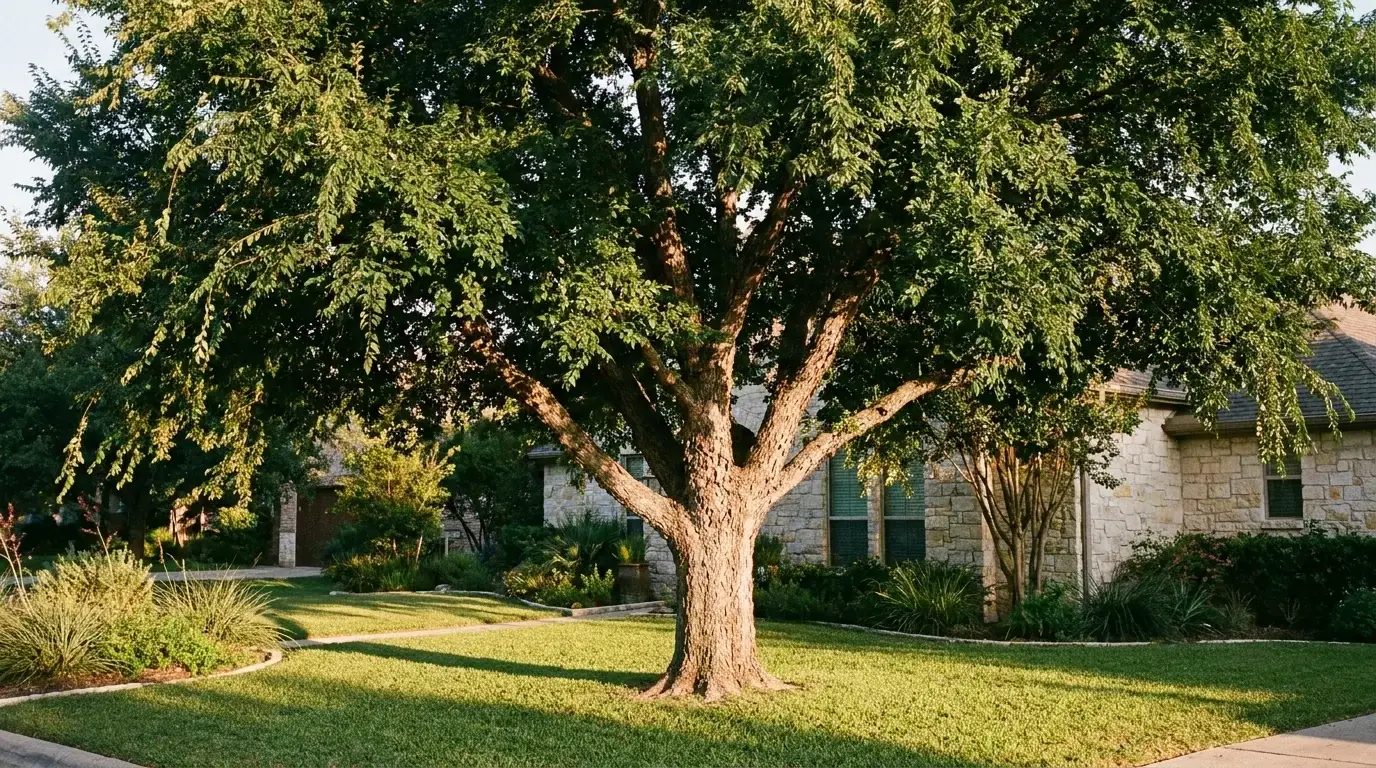 Mature Cedar Elm in landscape