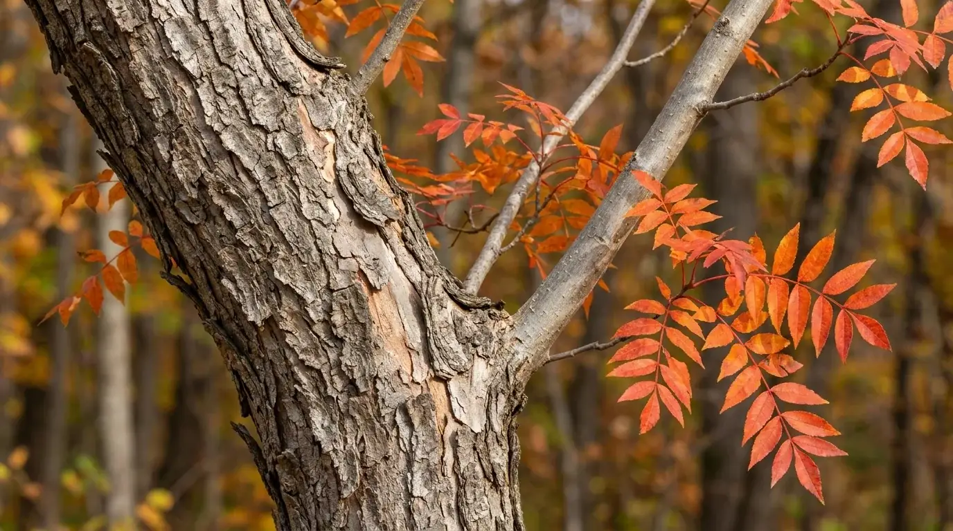 Chinese Pistachio bark texture