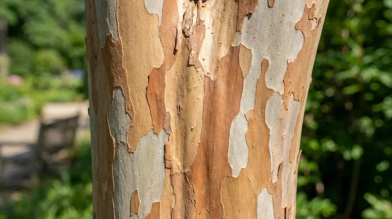 Crape Myrtle bark texture
