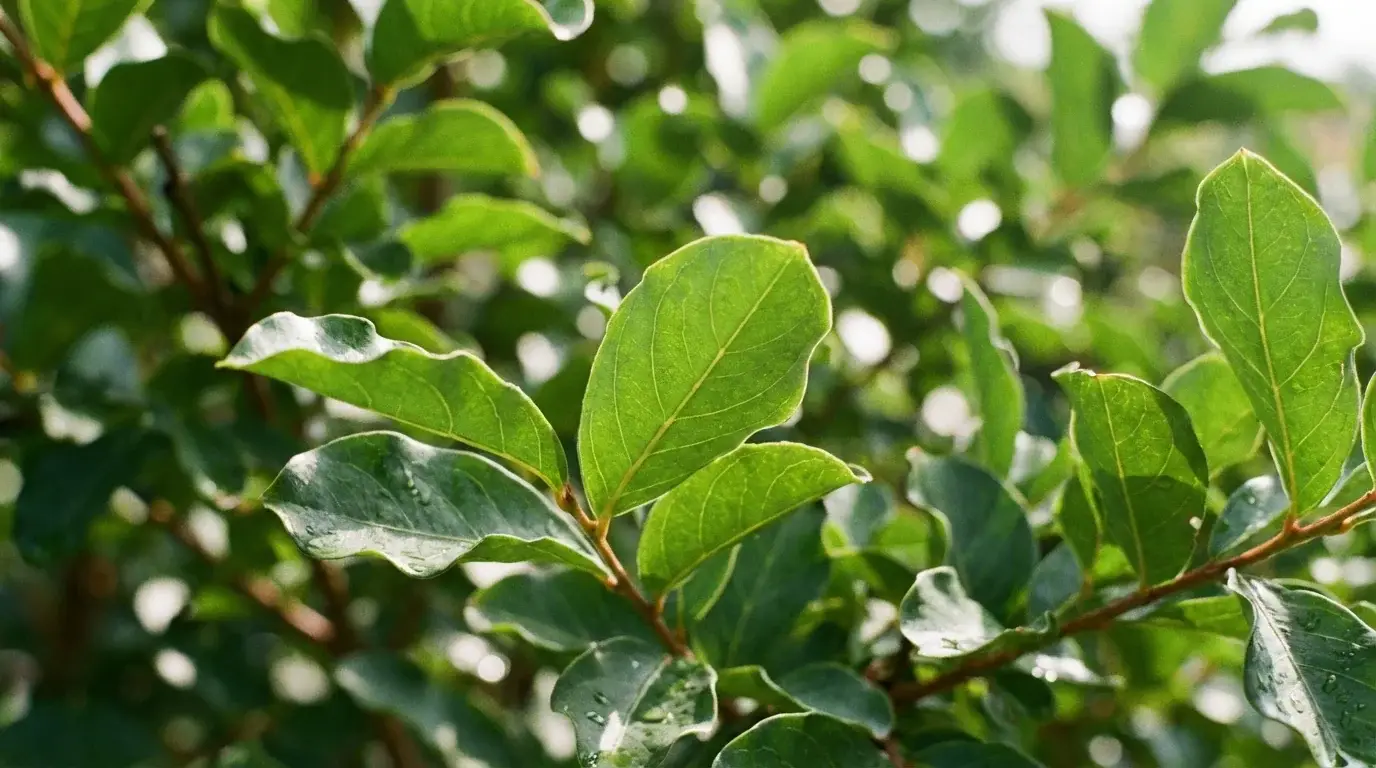 Crape Myrtle foliage detail