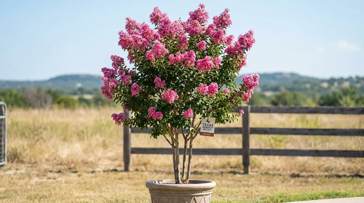 Crape Myrtle growing at Alfaro Trees nursery