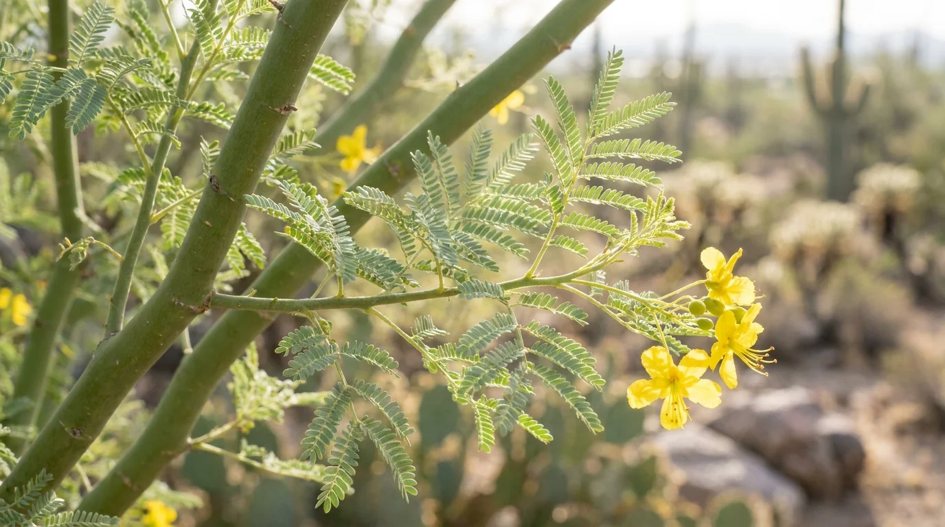 Desert Museum Palo Verde foliage detail