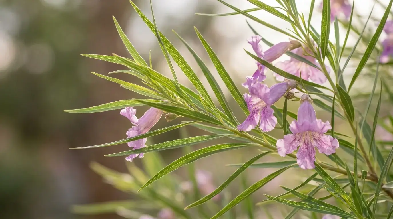 Desert Willow foliage detail
