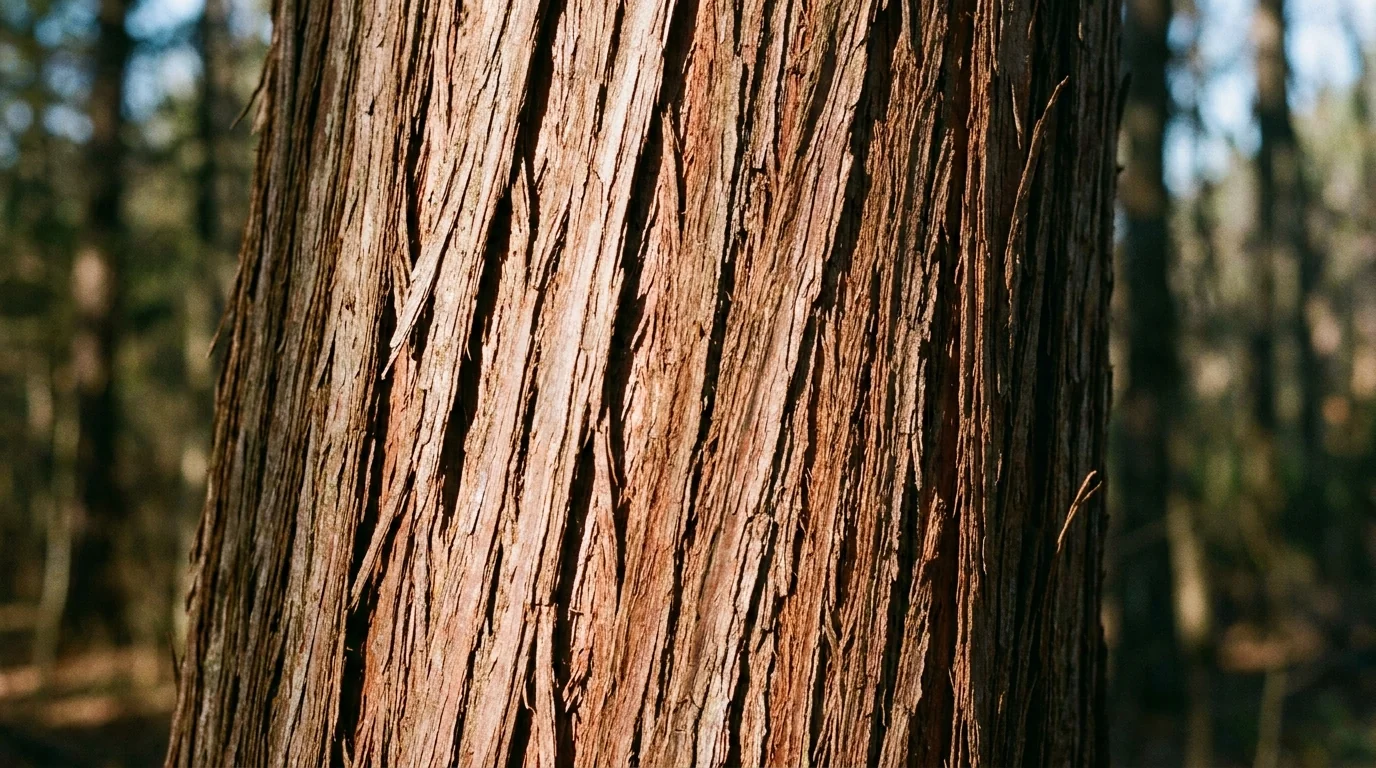 Eastern Red Cedar bark texture