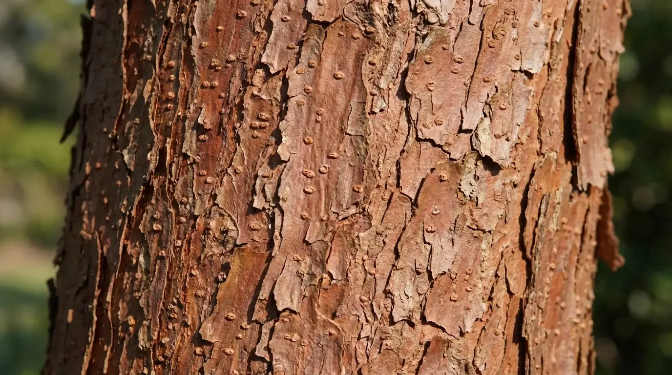 Japanese Blueberry bark texture