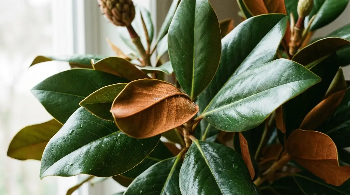 Drought Hardy Magnolia foliage detail