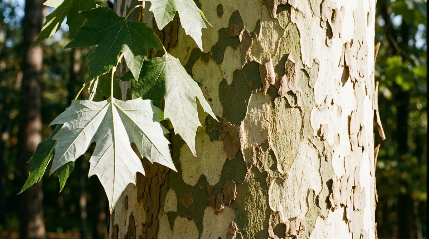 Mexican Sycamore bark texture