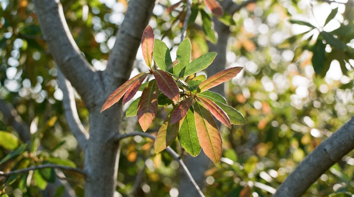 Mexican White Oak foliage detail