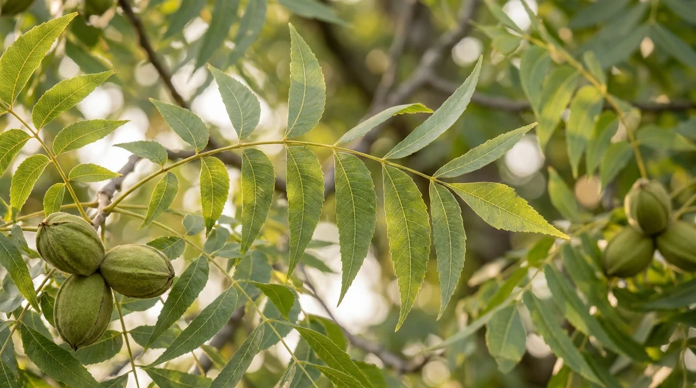 Pecan foliage detail