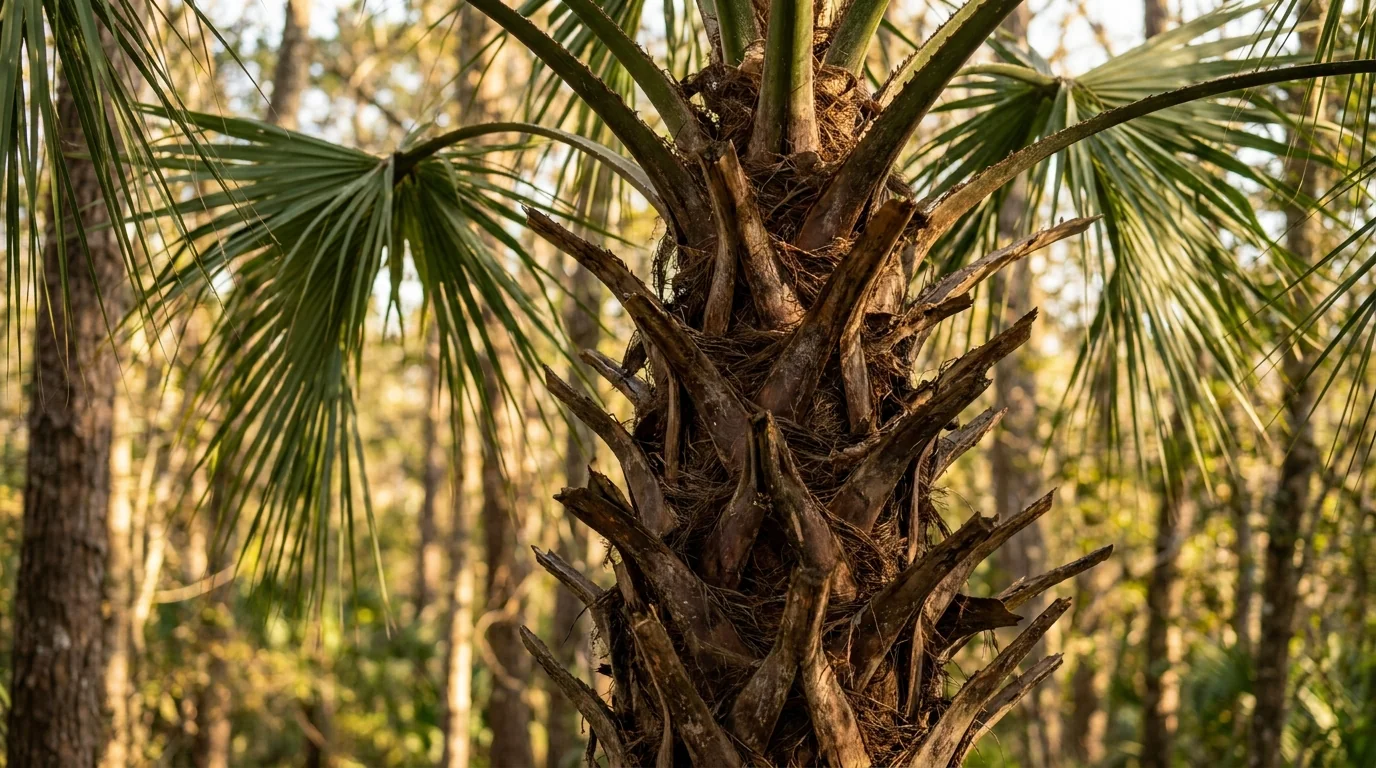 Sabal Palm bark texture