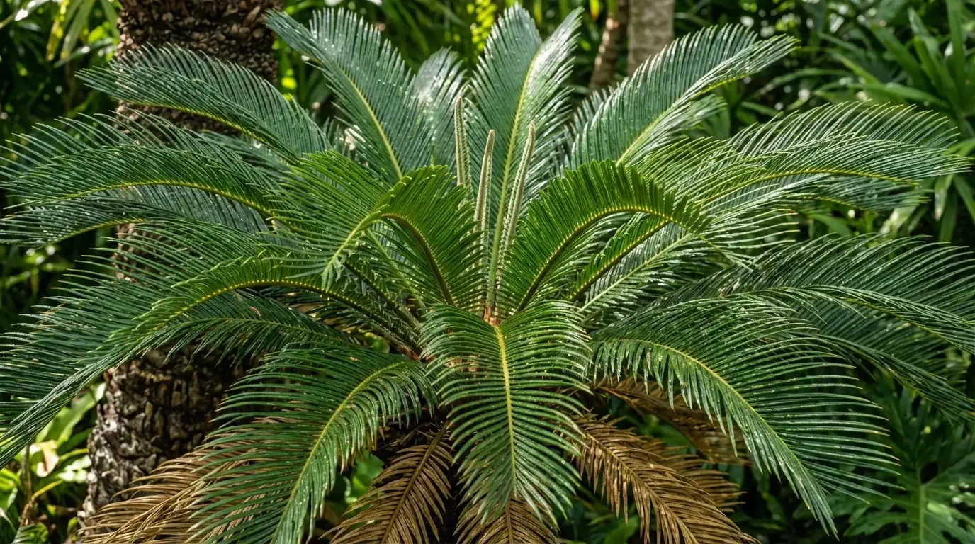 Sago Palm foliage detail