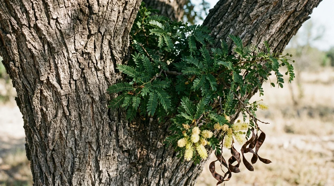 Texas Ebony bark texture