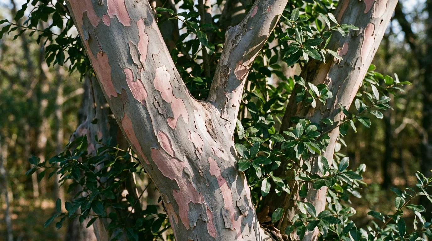 Texas Persimmon bark texture