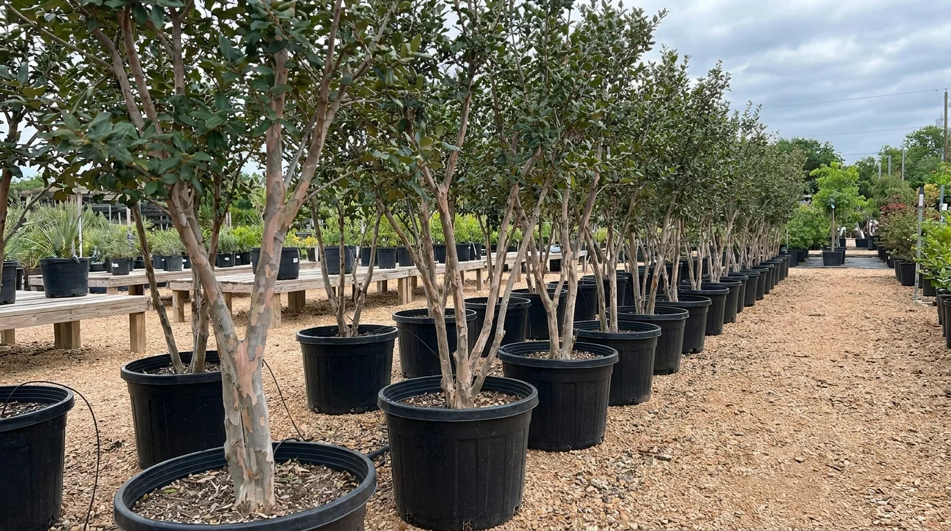 Texas Persimmon growing at Alfaro Trees nursery
