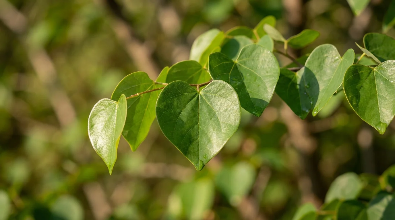Texas Redbud foliage detail
