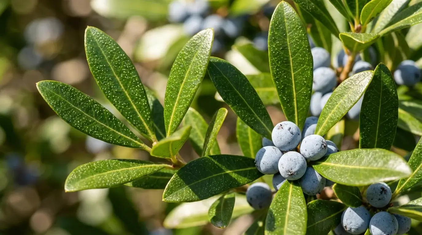 Wax Myrtle foliage detail