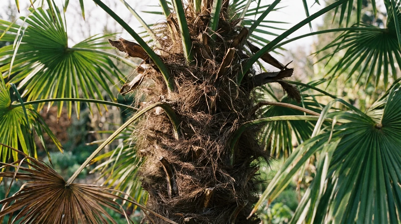 Windmill Palm bark texture