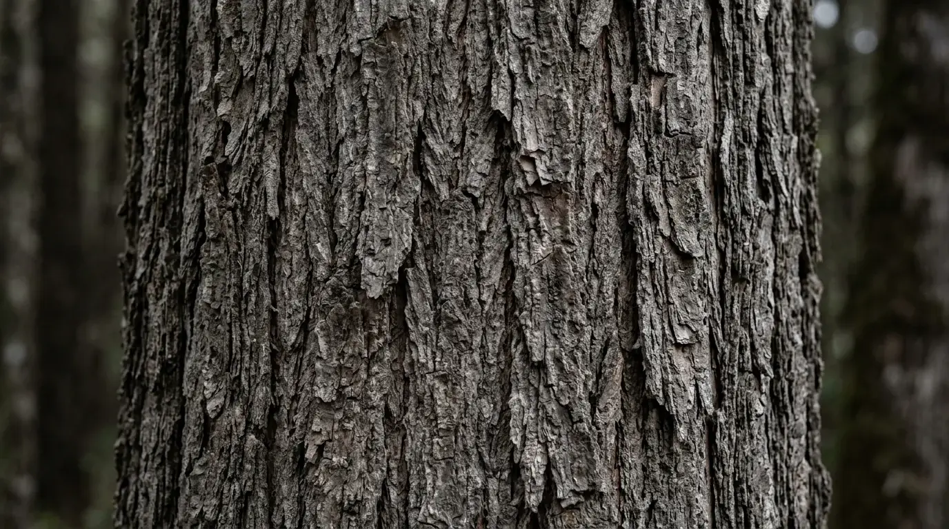 Mexican Mountain Sugar Maple bark and trunk detail